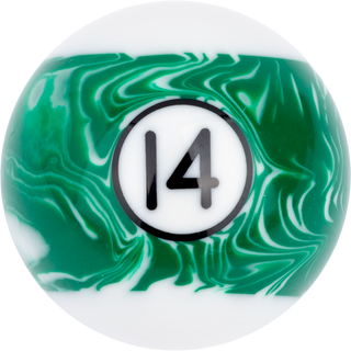 Action RBWM White Marble Replacement Pool Balls – 2.25" Polyresin Billiard Ball (Choose Number 1–15)