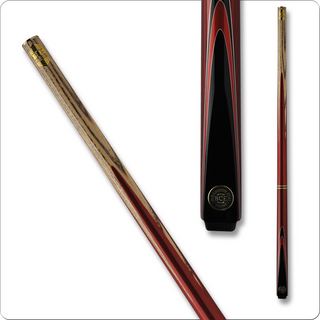 Riley RILS07 Snooker Cue – Ash Shaft with Red-Stained Ebony Front Splice (Medium/Heavy)
