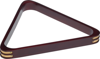 RK8B 8-Ball Wooden Rack with Brass Corners – Durable Billiard Triangle