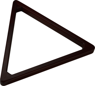 RK8H 8-Ball Heavy Duty Wooden Rack – Thick Durable Billiard Triangle