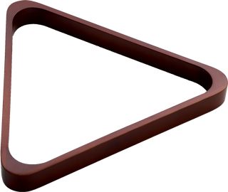 Action RK8T 8-Ball Wood Triangle Rack – Durable Wooden Pool Rack for Standard 2-1/4" Balls, Multiple Finishes (Chocolate, Honey, Midnight, Rustic, Wine)