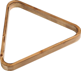 Action RK8T 8-Ball Wood Triangle Rack – Durable Wooden Pool Rack for Standard 2-1/4" Balls, Multiple Finishes (Chocolate, Honey, Midnight, Rustic, Wine)