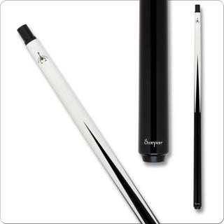 Scorpion SCO121 Sneaky Pete Cue – White Teak, Carbon Fiber Shaft, Uni-Loc Quick Release (18–21 oz)