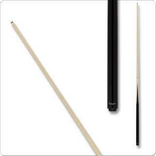 Scorpion SCOOP05 One-Piece Fiberglass Cue – 57" | 12.25mm Tip | Natural w/ Black Points | Multiple Weights (18–21oz)