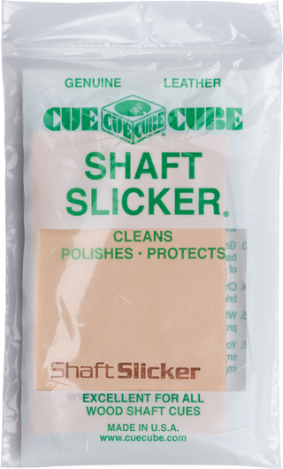 Cue Cube SPCCSS1 Shaft Slicker – Two-Sided Wood Shaft Cleaner