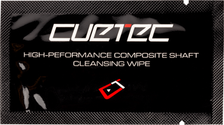 Cuetec Cynergy SPCTW1 – Single Shaft Cleaning Wipe | Cue Maintenance