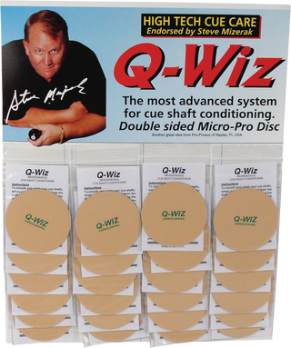 Q-Wiz SPQW24 – 24-Pack Micro Burnishing Pads for Cue Shaft Cleaning