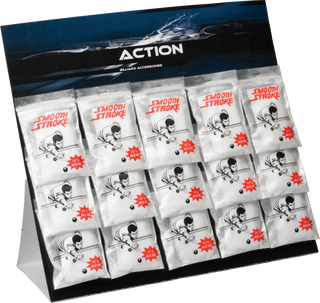 Action SPST15 – 15-Pack Smooth Stroke Powder Bags for Cue Play