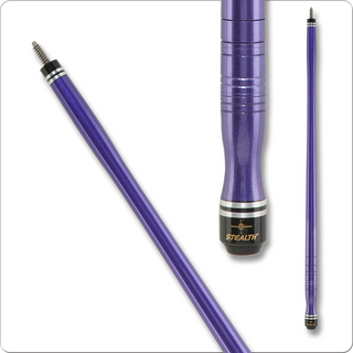 Stealth STH41 Purple Metallic Pool Cue – 13mm Le Pro Tip, 29" Maple Shaft, 3/8x10 Joint – 18oz to 21oz