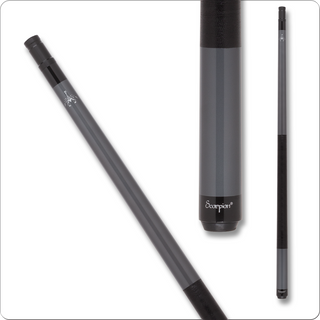 Scorpion SW04 Cue – TPS Maple Shaft, Aceleus Tip, Inox QR Joint | Metallic Gun Metal | Weights 18–21oz