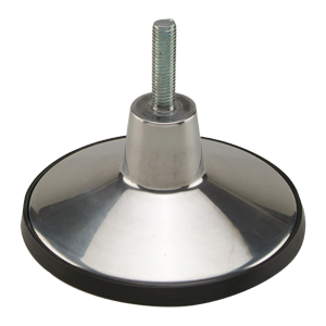 Large Pool Table Leg Levelers – Set of 4 – Chrome