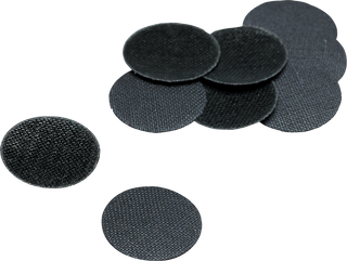 Snooker TPSNKSPT Table Spots – Set of 10 Black Felt Protectors, 13mm Diameter for Snooker Tables
