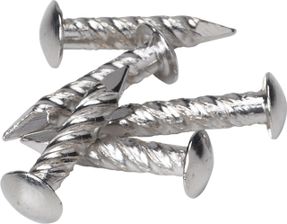 TPVNAIL Pocket Nails – 25-Count Silver Nails for Coin-Operated Pool Tables