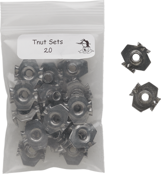TPVTN T-Nuts – 20ct Heavy-Duty T-Nuts for Pool Table Recovering