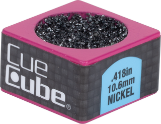 Cue Cube TTCCCOL1 Colors – Assorted Cue Tip Shaper & Scuffer Tools – Nickel Radius – Durable Metal Construction – Shapes & Scuffs Tips for Better Chalk Retention