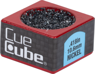 Cue Cube TTCCCOL1 Colors – Assorted Cue Tip Shaper & Scuffer Tools – Nickel Radius – Durable Metal Construction – Shapes & Scuffs Tips for Better Chalk Retention