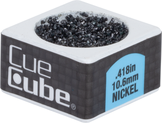 Cue Cube TTCCCOL1 Colors – Assorted Cue Tip Shaper & Scuffer Tools – Nickel Radius – Durable Metal Construction – Shapes & Scuffs Tips for Better Chalk Retention