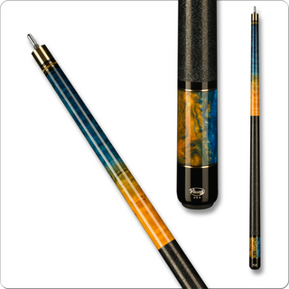 Viking VIK503 Cue – Ocean Glow Pearl Inlays, Double-Wash Birdseye Maple, ViKORE Shaft – 18–21oz