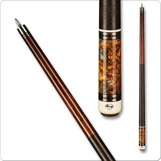 Viking VIK520 Cue – East Indian Rosewood, White Checker Rings, ViKORE Shaft, 13mm Tiger Everest Tip – 18–21oz