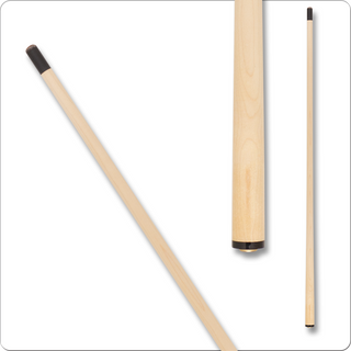 Voodoo VODXS BK Break Shaft – 13mm Leather Tip, 29" Hard Rock Maple, Phenolic Ferrule