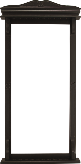 WR10 10-Cue Wall Rack – Hardwood Wall-Mounted Billiard Cue Holder – Available in Chocolate, Honey, Midnight & Wine Finishes – 60"x30"x4"